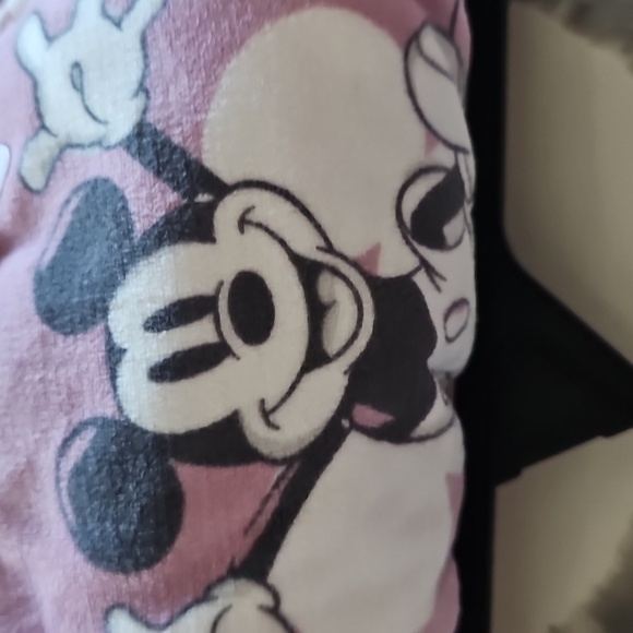 Disney Women's Plus Size Sleep Pants with Mickey and Minnie Mouse - Picture 3 of 7